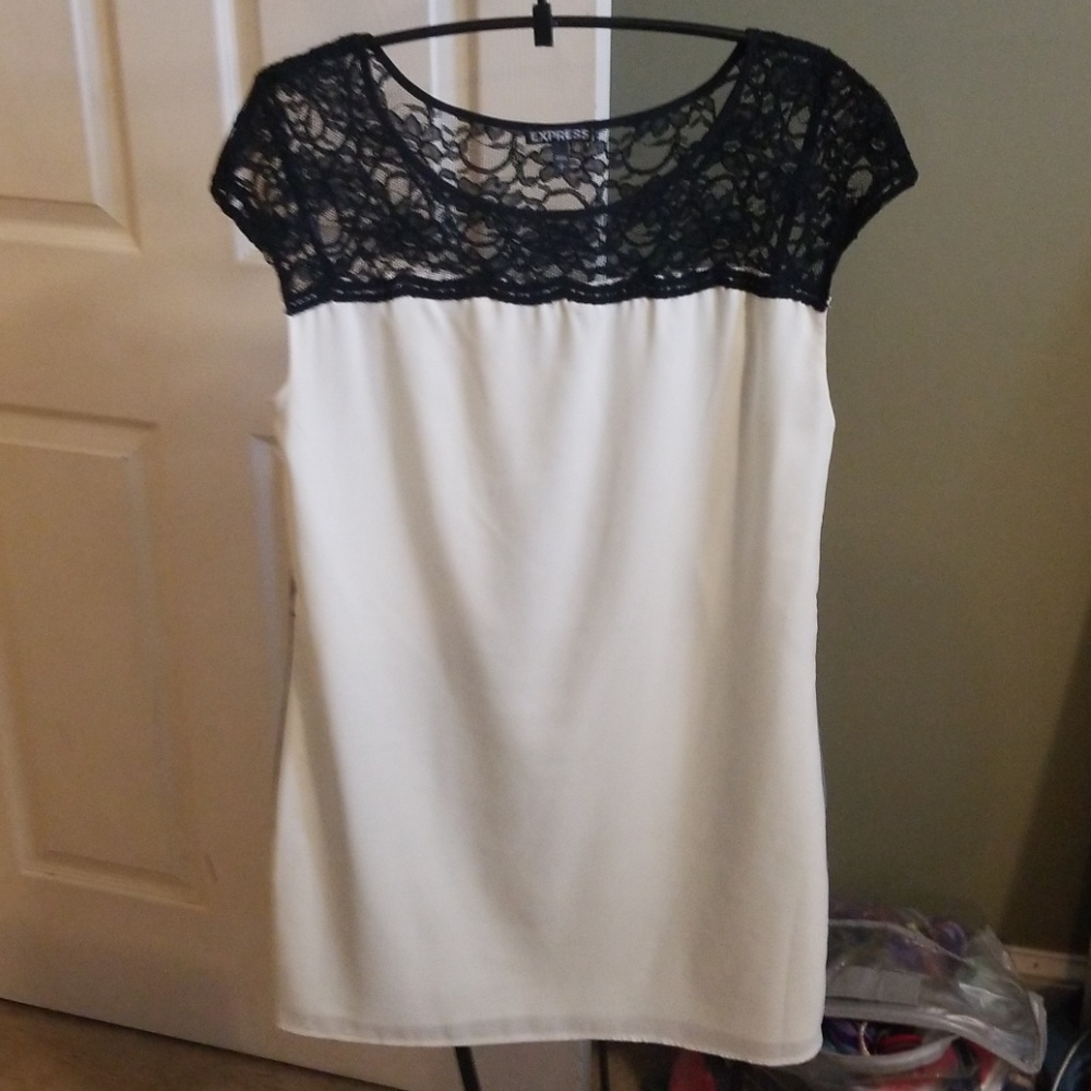 Express lace silk type dress mb